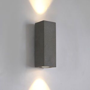 Arcchio Leiylen vonkajšia nástenná LED, hranatá