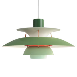 Louis Poulsen PH 5 dizajnérska lampa, zelená