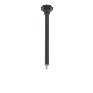Montážna tyč pre koľajnicu DUOline, čierna 12,5 cm