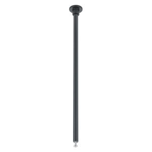 Montážna tyč pre koľajnicu DUOline, čierna 25 cm