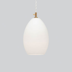Northern Unika sklenená závesná lampa biela large