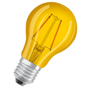 OSRAM LED žiarovka E27 Star Décor Cla A 2,5W, žltá