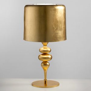 Stolová lampa Eva TL3+1G 75 cm, zlatá